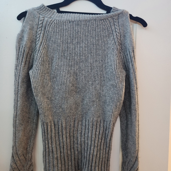 Joie Grey Cable Sweater - Picture 2 of 3